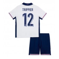 Fotbalové Dres Anglie Kieran Trippier #12 Dětské Domácí ME 2024 Krátký Rukáv (+ trenýrky)